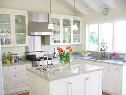 Granite Colors For White Cabinets Kashmir White Granite Countertops Kitchen Island With Sink White Modern Kitchen Kitchen Remodel White Kitchen Design