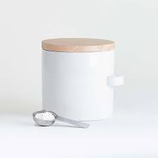 This canister set is perfect for your shabby chic, cottage or country kitchen. White Kitchen Canisters Crate And Barrel
