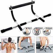 Iron Gym Total Upper Body Workout Bar Easystayfit Com Doorway Pull Up Bar Pull Up Bar Bar Workout