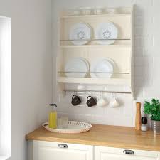 Tornviken Tellerregal Elfenbeinweiss 80x100 Cm Ikea Deutschland Kitchen Wall Storage Plate Shelves Kitchen Wall Shelves