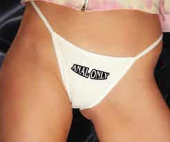 Anal Only White Thong G String DDLG Clothing BDSM - Etsy