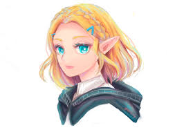 OC] I drew short hair Zelda <3 : r/zelda