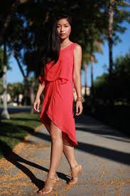 Stephanie Liu Wearing Last Night Coraline Dress Wildfox Couture Coral Cuff With Images Cute Summer Dresses Womens Fashion Inspiration Summer Dresses For Women