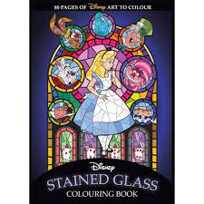 Stained glass images make the perfect coloring pages. Disney Stained Glass Colouring Book Toys Gadgets Zing Pop Culture