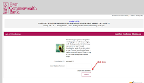 Cb online banking™ offers you complete control, flexibility and. First Commonwealth Bank Online Banking Login Login Bank