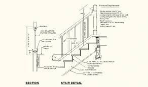 Stair And Handrail Detail Section And Elevation Autocad File Stair Detail Stairs Stair Handrail