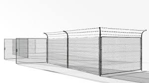 Rabitz Fence 40000 Tris 3d Model Architecture Exterior 3d Model Model
