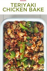 Teriyaki Chicken Bake Recipe Pureed Food Recipes Chicken Recipes Vegetarian Recipes Healthy