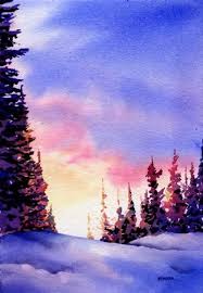 One easy way to paint believable fog with watercolor is to paint the fog area with clean water, letting. Easy Watercolor Painting For Beginners Google Search Watercolor Paintings For Beginners Easy Watercolor Watercolor Paintings Easy