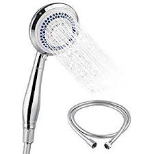 Handbrause Mit Funf Strahlarten Fuhler Lotos Duschkopf Mit 15m Anti Wicklung Schlauch Duschbrause Mit Antikalksystem Brausesch Duschkopf Handbrause Duschbrause