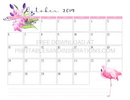 2020 2021 Flamingo Calendar Weekly Planner Free Printable Printables And Inspirations Planner Calendar Printables Calendar Printables Weekly Planner Free Printable