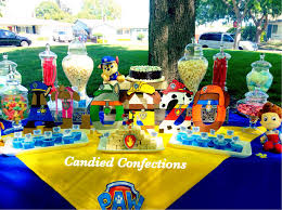 Paw Patrol Candy Buffet Paw Patrol Birthday Party Paw Patrol Party Paw Patrol Birthday