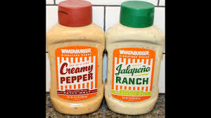 Burgerville burger and fry sauce it s only food w chef john politte. Whataburger Signature Sauce Creamy Pepper And Jalapeno Ranch Review Youtube