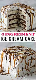 Easy Ice Cream Cake Recipe Ice Cream Sandwich Cake Recipe In 2020 Ice Cream Cake Recipe Easy Easy Ice Cream Cake Ice Cream Cake Recipe