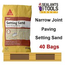 Sika Setting Sand Block Paving Narrow Joint Filler 40 Bag