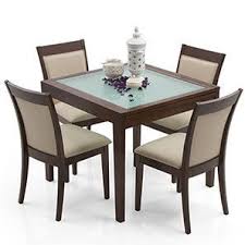 Buy 4 Seater Wooden Dining Sets Online In India 4 Seater Dining Table Dining Table Four Seater Dining Table