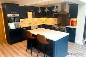 Shaker Blue Real Kitchens