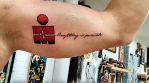 This triathlon tattoo will look better with black symbols once placed directly in your m dot ink. Tattoo Ekg Ironman Completing Ironman Tremblant August 2014 After Suffering Severe Heart Attack Tattoos For Guys Iron Man Tattoo Ironman Triathlon Tattoo