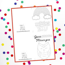 Maybe you would like to learn more about one of these? Free Printable Miss You Cards To Colour Mum In The Madhouse