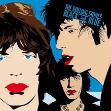 Rolling Stones Black And Blue Poster Black And Blue Illustration On The Original Cover Of The Rolling Stones Album Rolling Stones Albums The Originals Rolling Stones