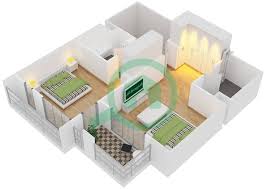 You can get a detailed drawing including floor pans. Floor Plans For Type 2 Duplex 2 Bedroom Apartments In Mudon Views Bayut Dubai