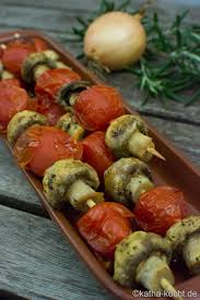 Tapas Champignon Tomaten Spiesse Katha Kocht Tapas Leckere Vegetarische Rezepte Antipasti Champignons