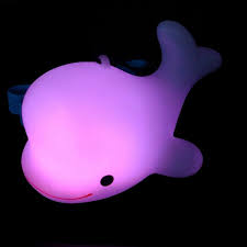 Buy Led Colorful Luminous Whale Night Light Bedroom Bedside Necklace Lamp Bazaargadgets Com
