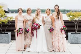 Dusty Pink Bridesmaid Dresses For Southern Wedding At 21c Museum Hotel In Louisville Ken Dusty Pink Bridesmaid Dresses Wedding Dresses Lace Bridesmaid Dresses