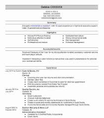 clerical resume samples resume format