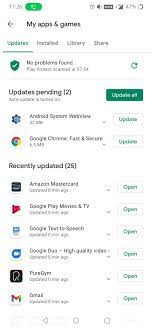 Even if it is updated, it immediately appears again in the updates list of. Closed Can T Update Google Chrome Android System Webview Oneplus Community