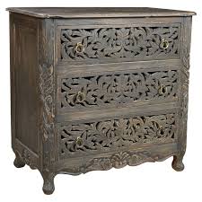 Want to find the perfect 3 drawer nightstand? Aria Collection 3 Drawer Carved Nightstand On Sale Overstock 26638331