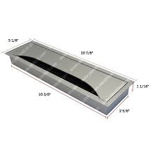 Any <5 mp 8 mp 15 mp 20+ mp. Electriduct Rectangular Metal Table Grommet With Bristles
