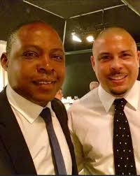 German football players in cabin