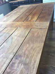 Apply the wood filler to the craft sticks to fill the hole. How Do I Fill In The Gaps Between The Planks In Teak Table Top Woodworking Talk