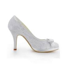 Tutte le scarpe da sposa in raso possiamo realizzare 21 colori. Scarpe Da Sposa In Pizzo Online Economiche Con Fioccosposatelier