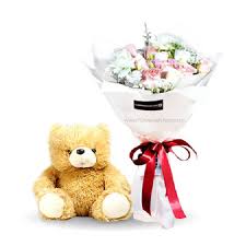 Maybe you would like to learn more about one of these? You Re My Beary Valentine Romance Flower Gift Mixed Roses Indonesia