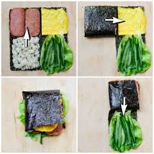 8 oz ground beef · 3 tsp dark soy sauce (jinkanjang) · 1 tbsp rice wine · 1 tbsp sugar · 1 tsp honey · 1 tbsp chopped garlic · 1 tsp sesame oil · 1/8 . Folded Kimbap Or Gimbap Korean Bapsang