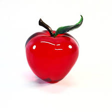 Vintage Ruby Red Lucite Apples Table Arrangement Kitchen Decor Apple Table Vintage Decor Vintage