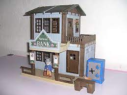 playmobil lgb acw western haus national bank xxl unikat custom playmobil haus custom