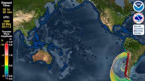 Llegaron las primeras olas del tsunami en chile. Tsunami Forecast Model Animation Chile 1960 Youtube