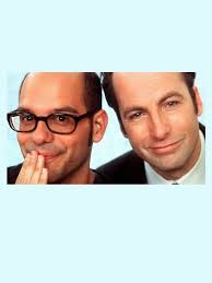 Robe trapèze for Sale avec l'œuvre « Bob et David » de l'artiste scohoe