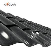 [Hot Item] Spain Popular Tiles Three Curved Solar Modules Panel BIPV  Roofing Shingles 50W 23.8% Solar Panels Mono Topcon N Type Cell Solar Roof  Tiles