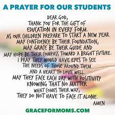 Prayer For Healing Strength And Protection Prayer For Students Back To School Prayer Teacher Prayer