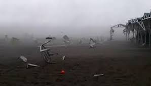 Los dias 24/12/20 y 01/01/2021. El Terrible Tornado Que Azoto Pinamar Y Arraso Carpas