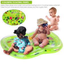 Intended outcomes for infants & toddlers. Rehomy Tummy Time Baby Inflatable Water Play Mat Avocado Shape Infants Toddlers Activity Center Sensory Developmental