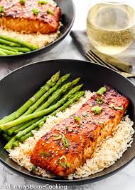 Easy Teriyaki Salmon Recipe Salmon Teriyaki Recipe Salmon Dishes Cooking Salmon