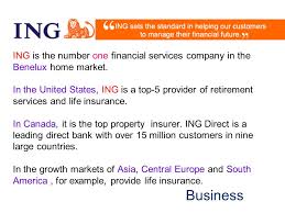 Brd groupe societe generale sa. Ing Is One Of The World S Largest Financial Services Companies Offering Banking Insurance And Asset Management In Over 50 Countries Ppt Download