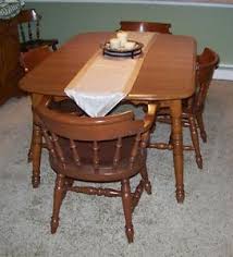 See more ideas about مدفأة, نوم, نجارة. Temple Stuart Rockport Early American Dining Room Table 6 Chairs On Popscreen