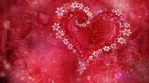 Red and white heart wallpapers. Red And White Heart Digital Wallpaper Hearts Flowers Background Bright Hd Wallpaper Wallpaperbetter