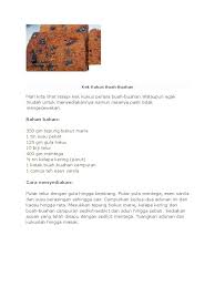 Resepi kek brownies oreo kukus. Kek Kukus Buah